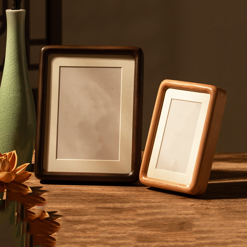 Bingkai Foto Kayu Solid Walnut - Engraved Wood Frame ulasan dan harga